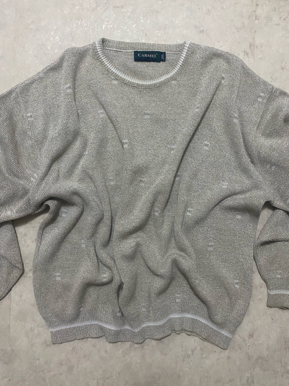 90s vintage knit pullover sweater usa carmel